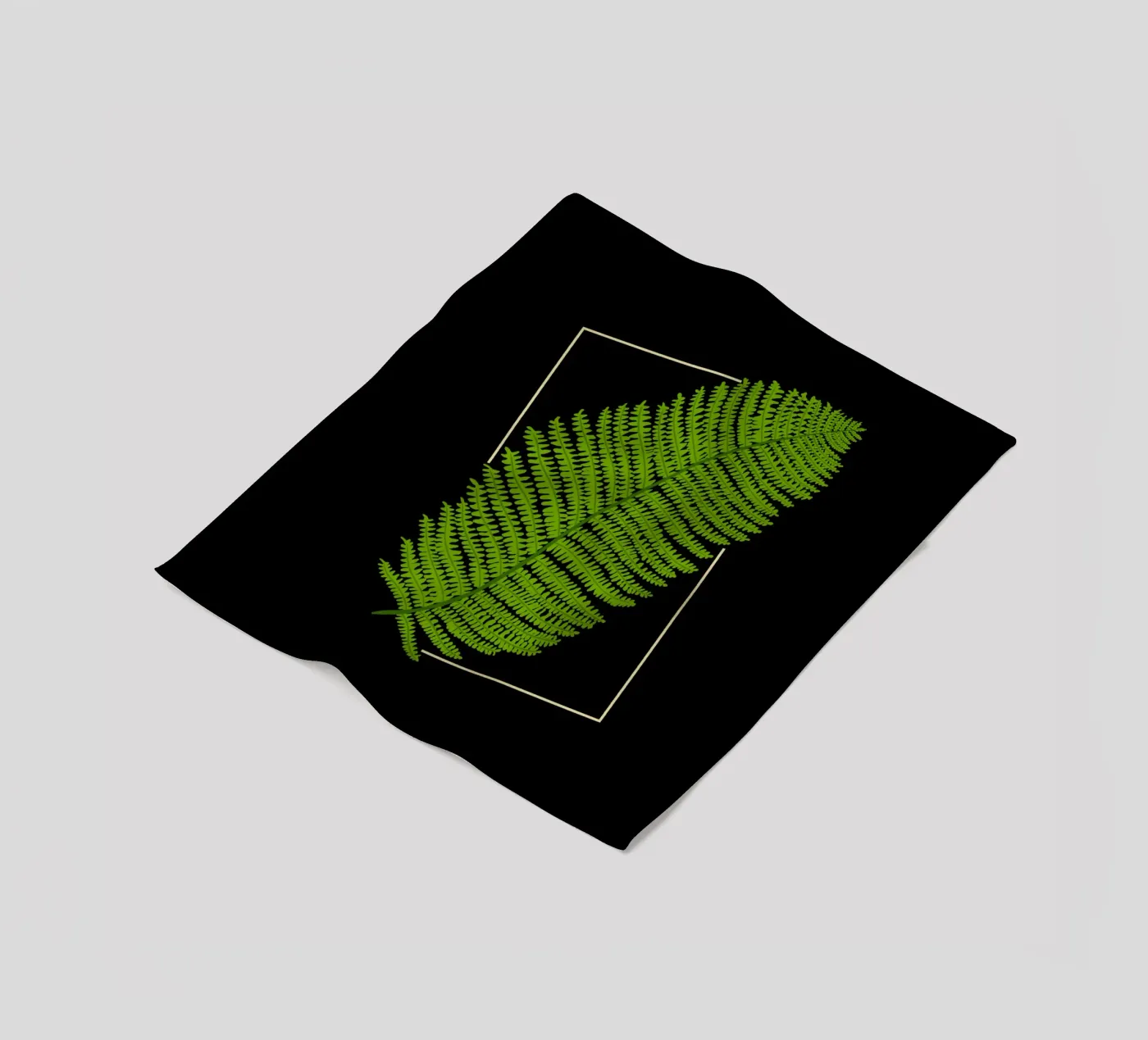 Fern fleecedeken van TijanaArtStudio88