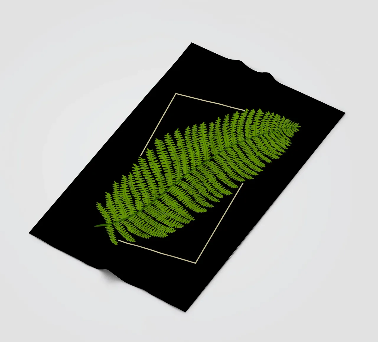 Fern Fleecedecke von TijanaArtStudio88