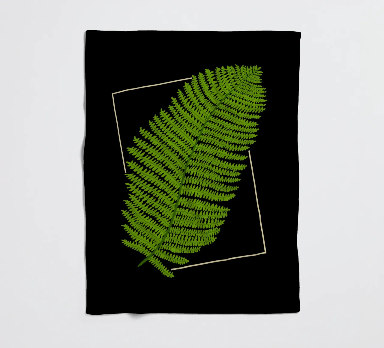 Fern Fleecedecke von TijanaArtStudio88