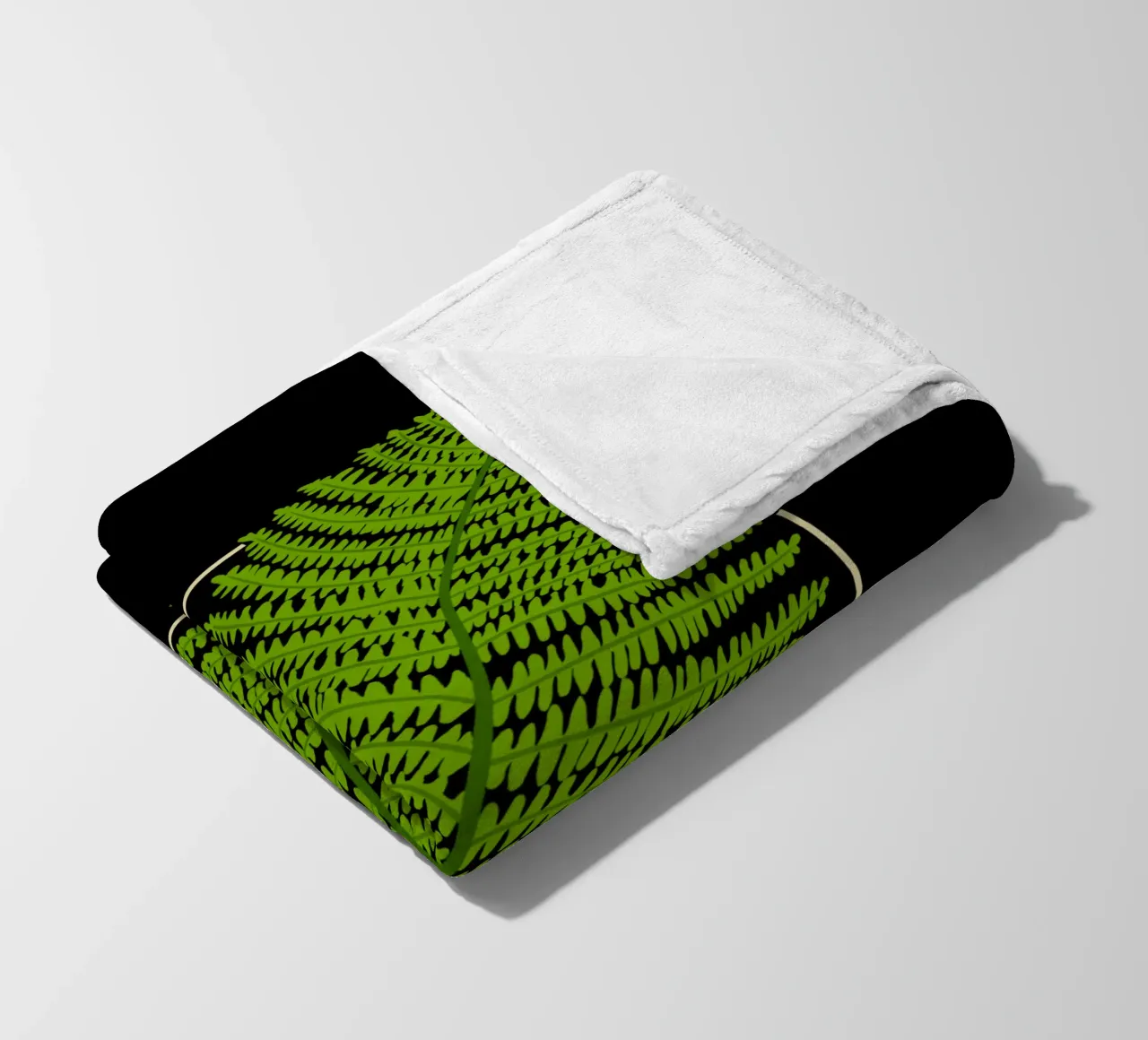 Fern Fleecedecke von TijanaArtStudio88