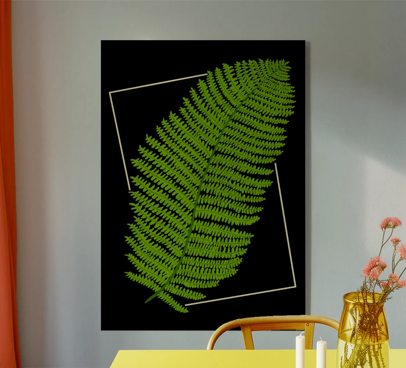 Fern Acryl-Glas von TijanaArtStudio88