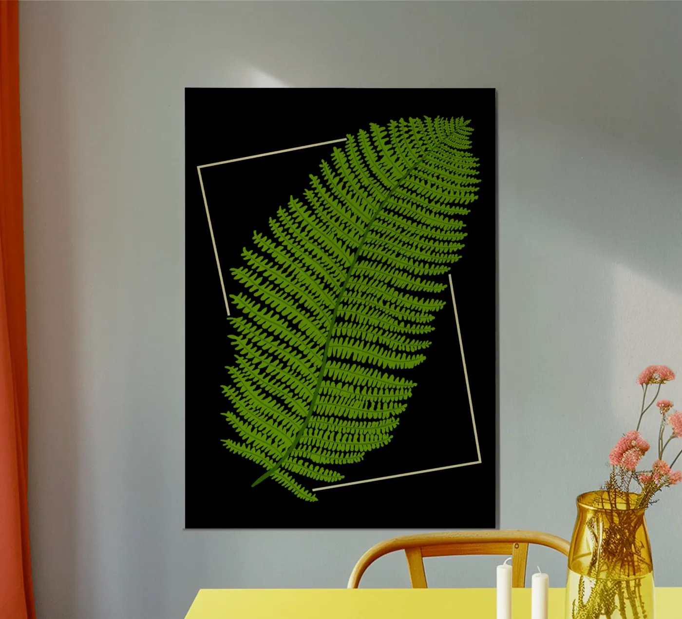 Fern forex plate by TijanaArtStudio88