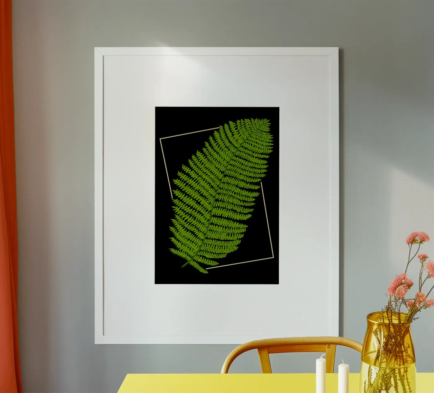 Fern Poster von TijanaArtStudio88