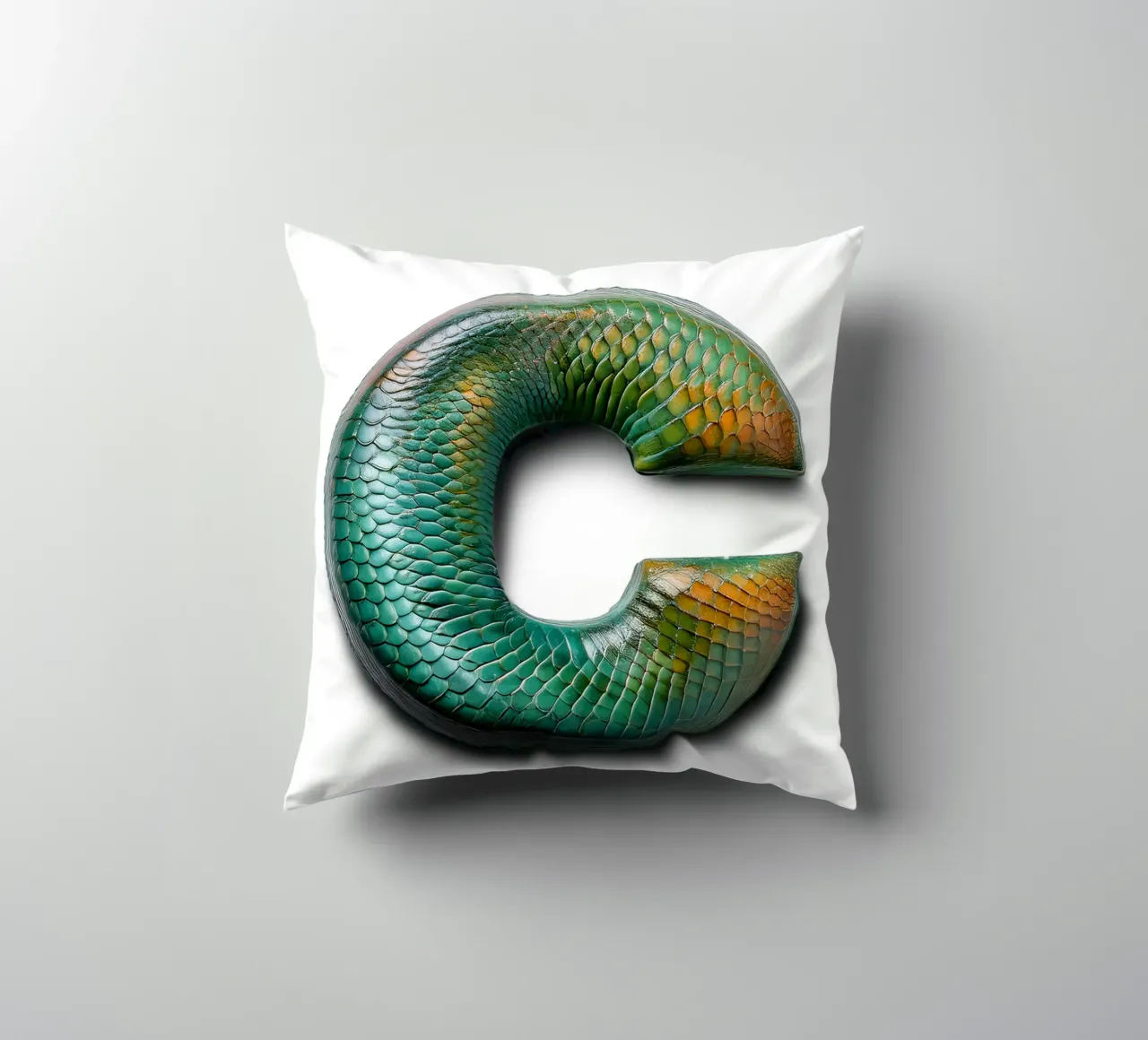 c - camaleonte cuscino da The True Type
