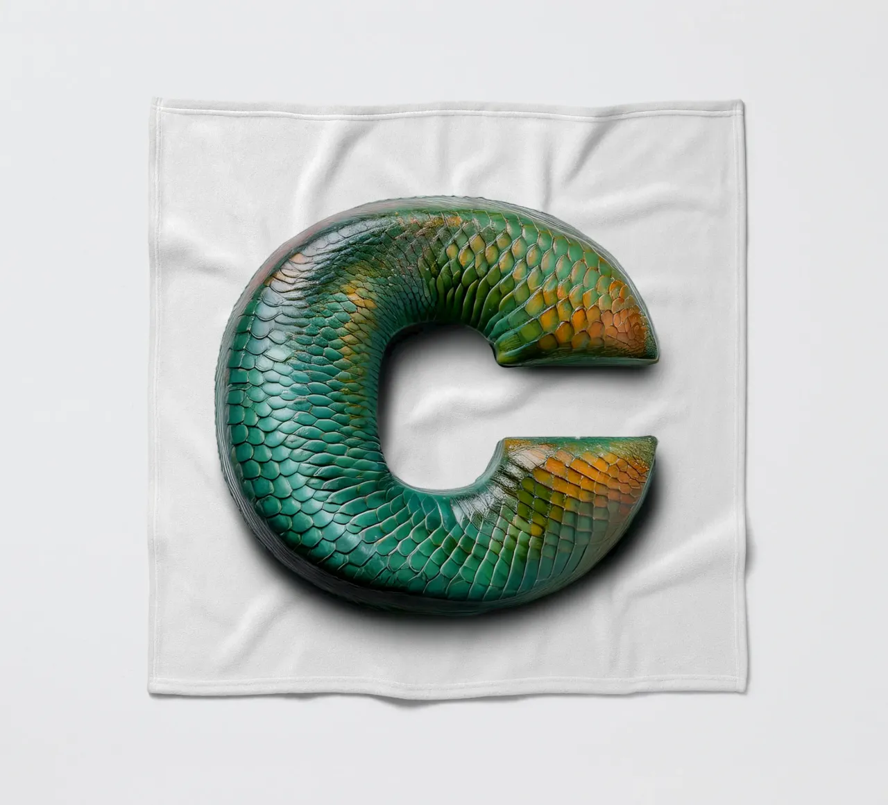 c - camaleonte coperta in pile da The True Type