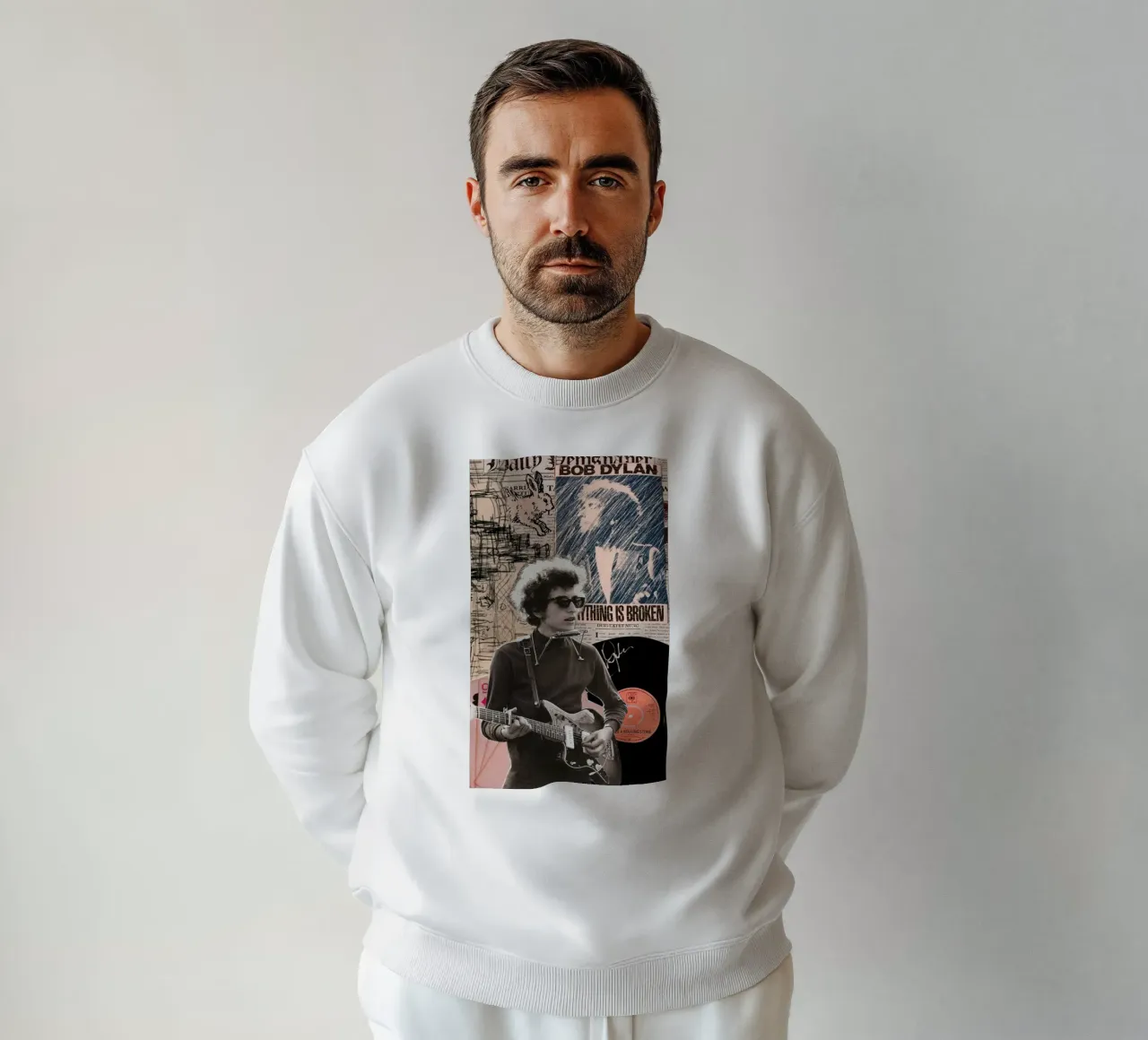 Bob Dylan Live en Unplugged sweatshirt van xerico