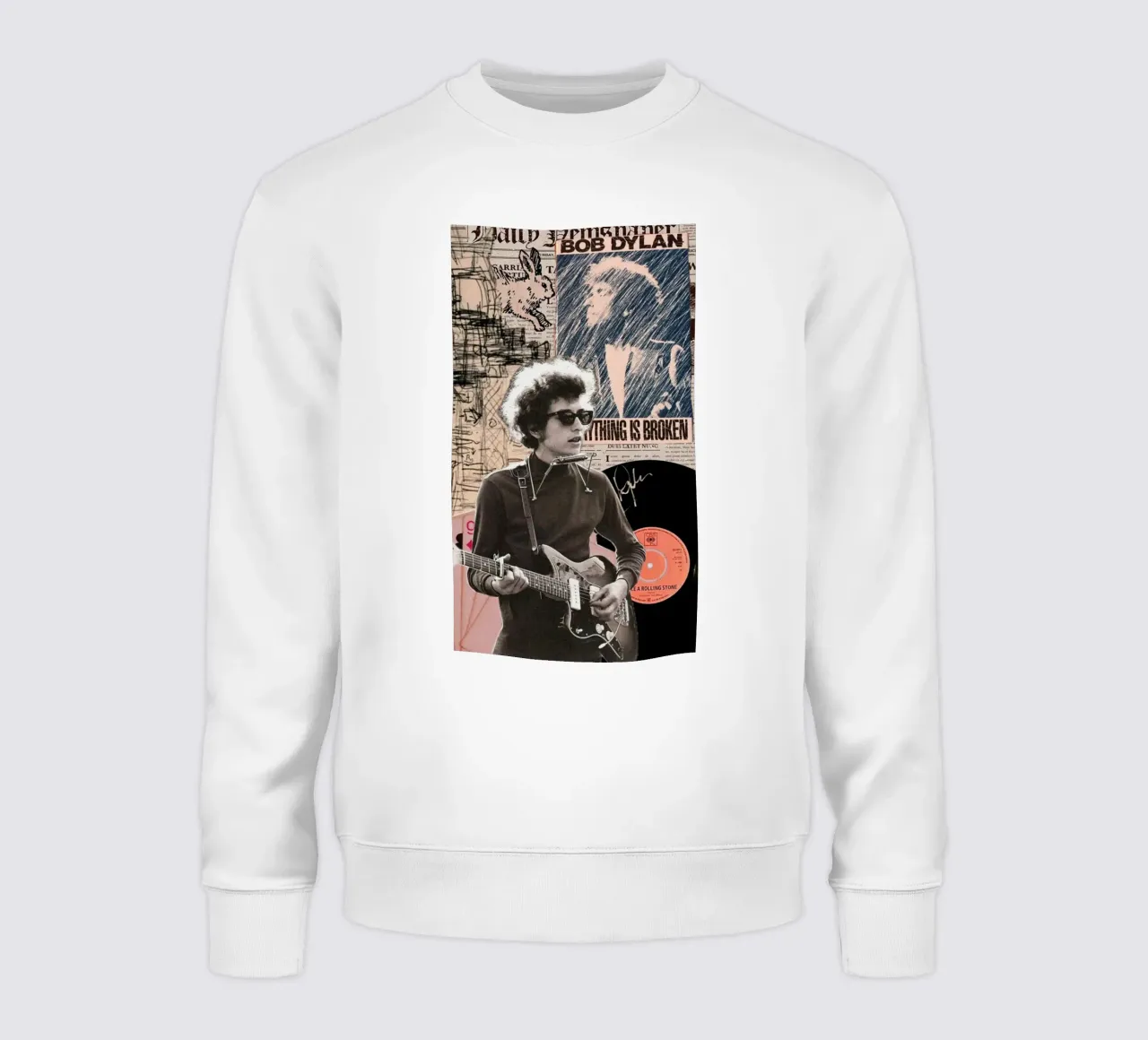 Bob Dylan Live en Unplugged sweatshirt van xerico
