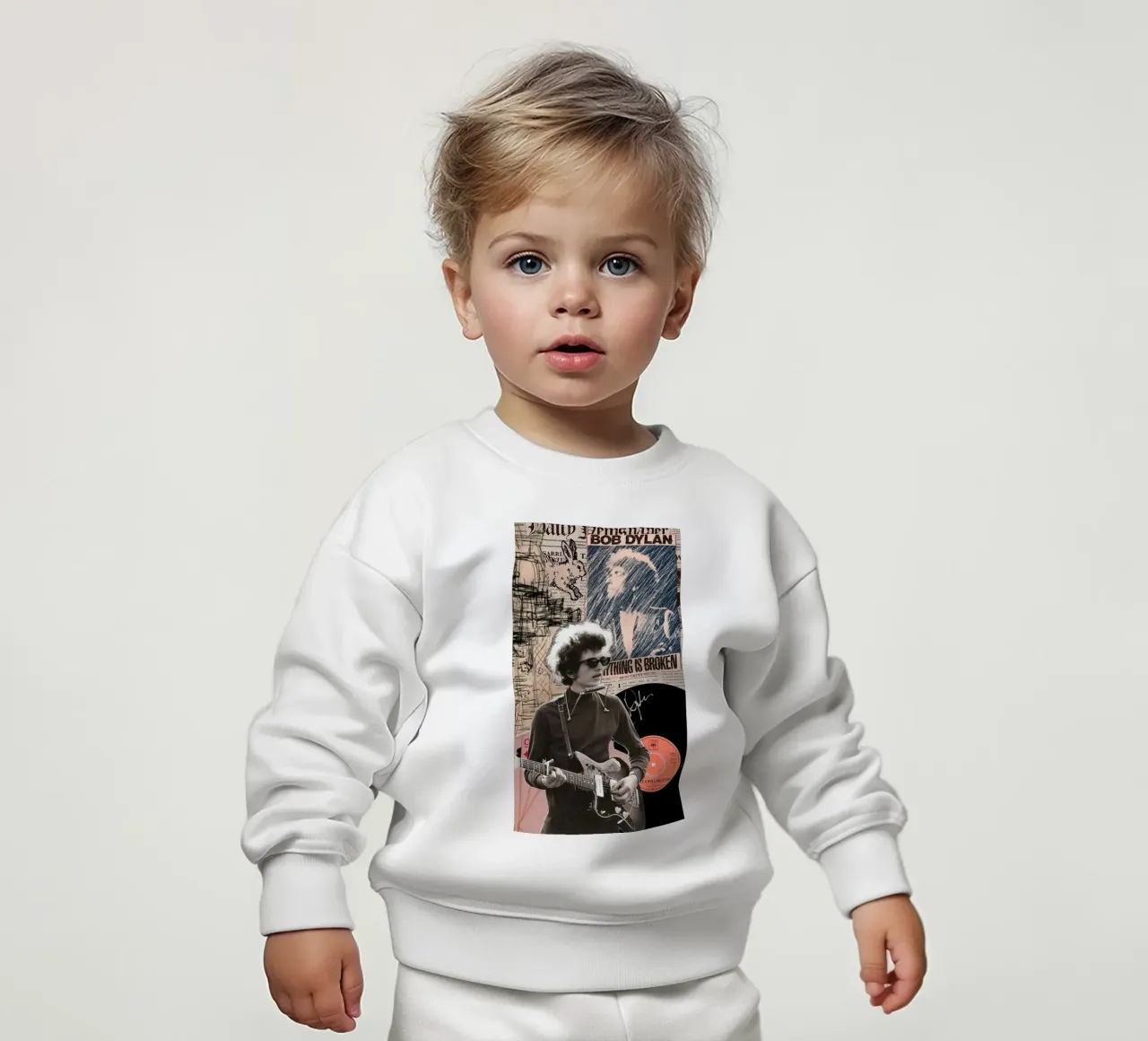 Bob Dylan dal vivo e unplugged felpa neonato da xerico