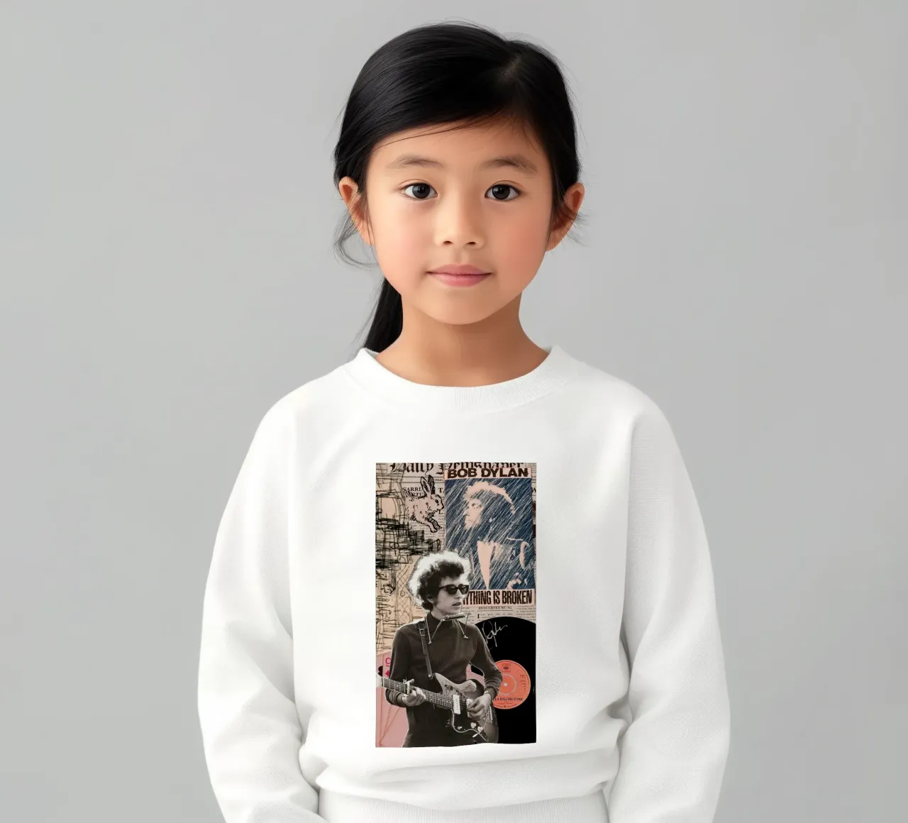 Bob Dylan dal vivo e unplugged felpa bambino da xerico