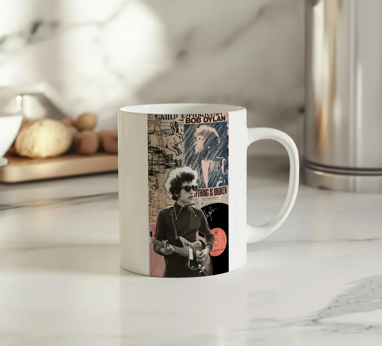 Bob Dylan dal vivo e unplugged tazza in ceramica da xerico