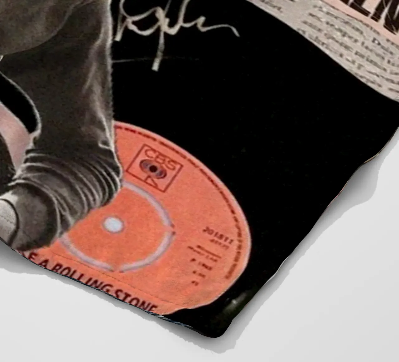 Bob Dylan dal vivo e unplugged coperta in pile da xerico