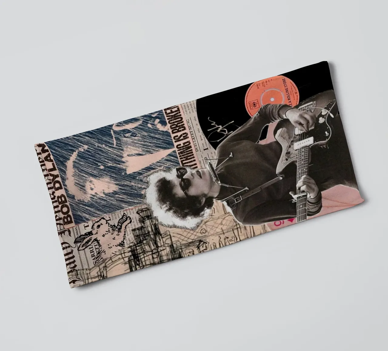 Bob Dylan dal vivo e unplugged asciugamano da bagno da xerico