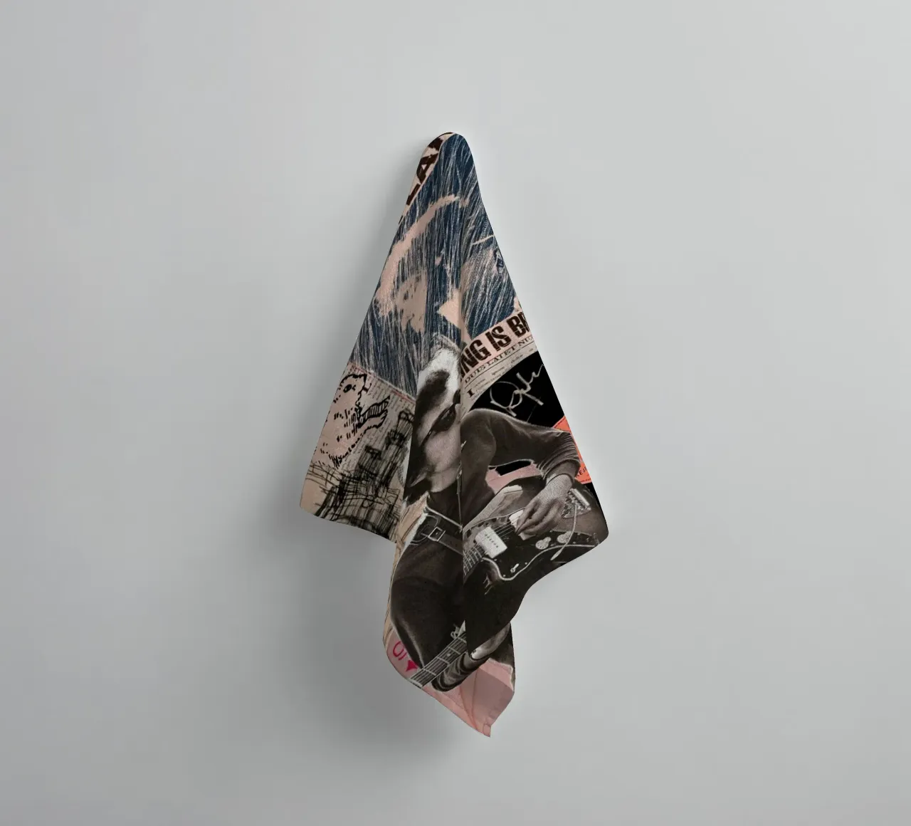 Bob Dylan dal vivo e unplugged asciugamano da bagno da xerico