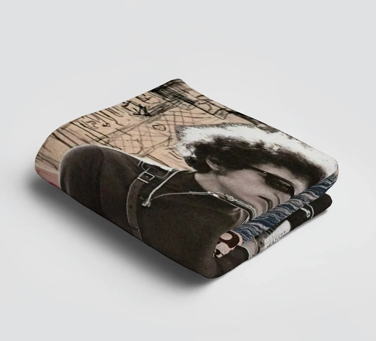 Bob Dylan dal vivo e unplugged asciugamano da bagno da xerico