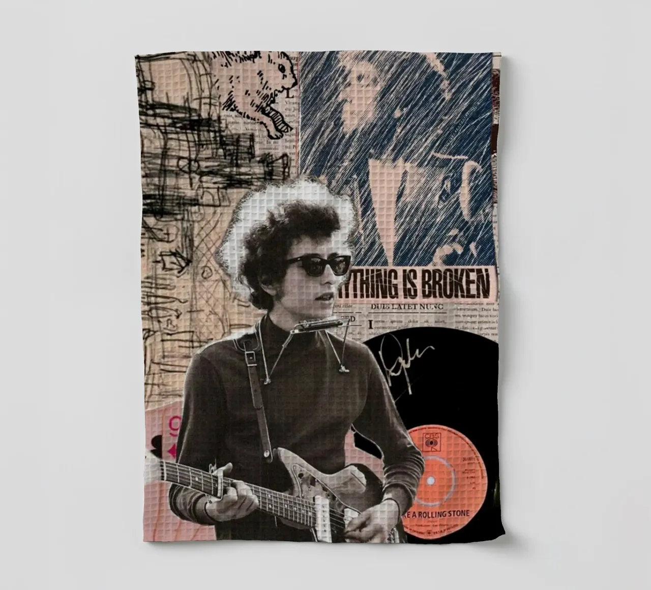 Bob Dylan dal vivo e unplugged canovaccio da cucina da xerico