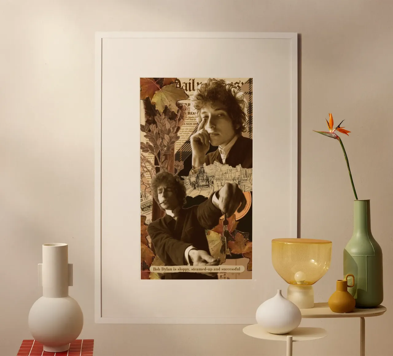 La voce di una generazione poster con telaio in plastica da xerico