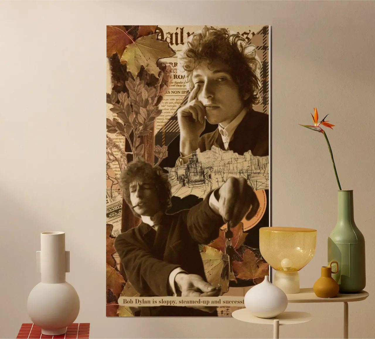 La voce di una generazione poster con telaio in plastica da xerico