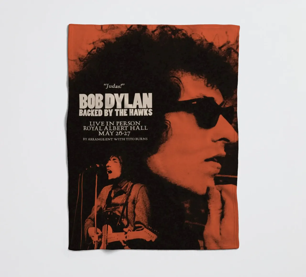 Bob Dylan Live-Erlebnis Fleecedecke von xerico