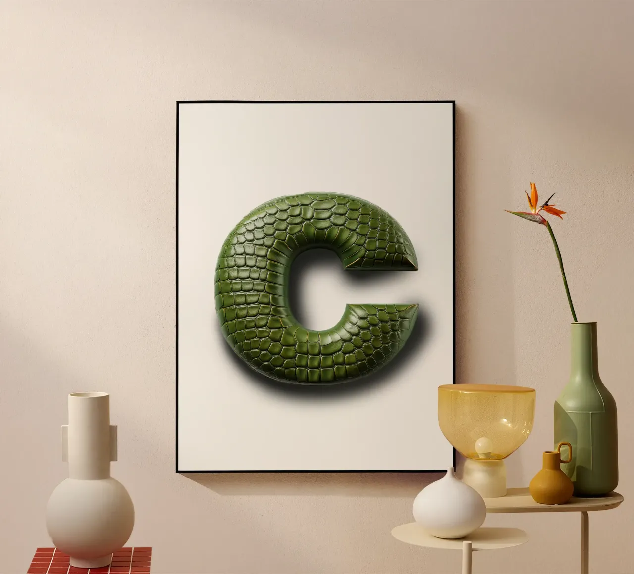 c – crocodile acrylic glass by The True Type