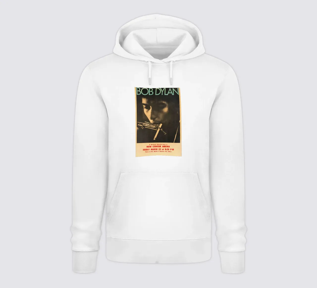 Le sessioni di Bob Dylan felpa con cappuccio da xerico