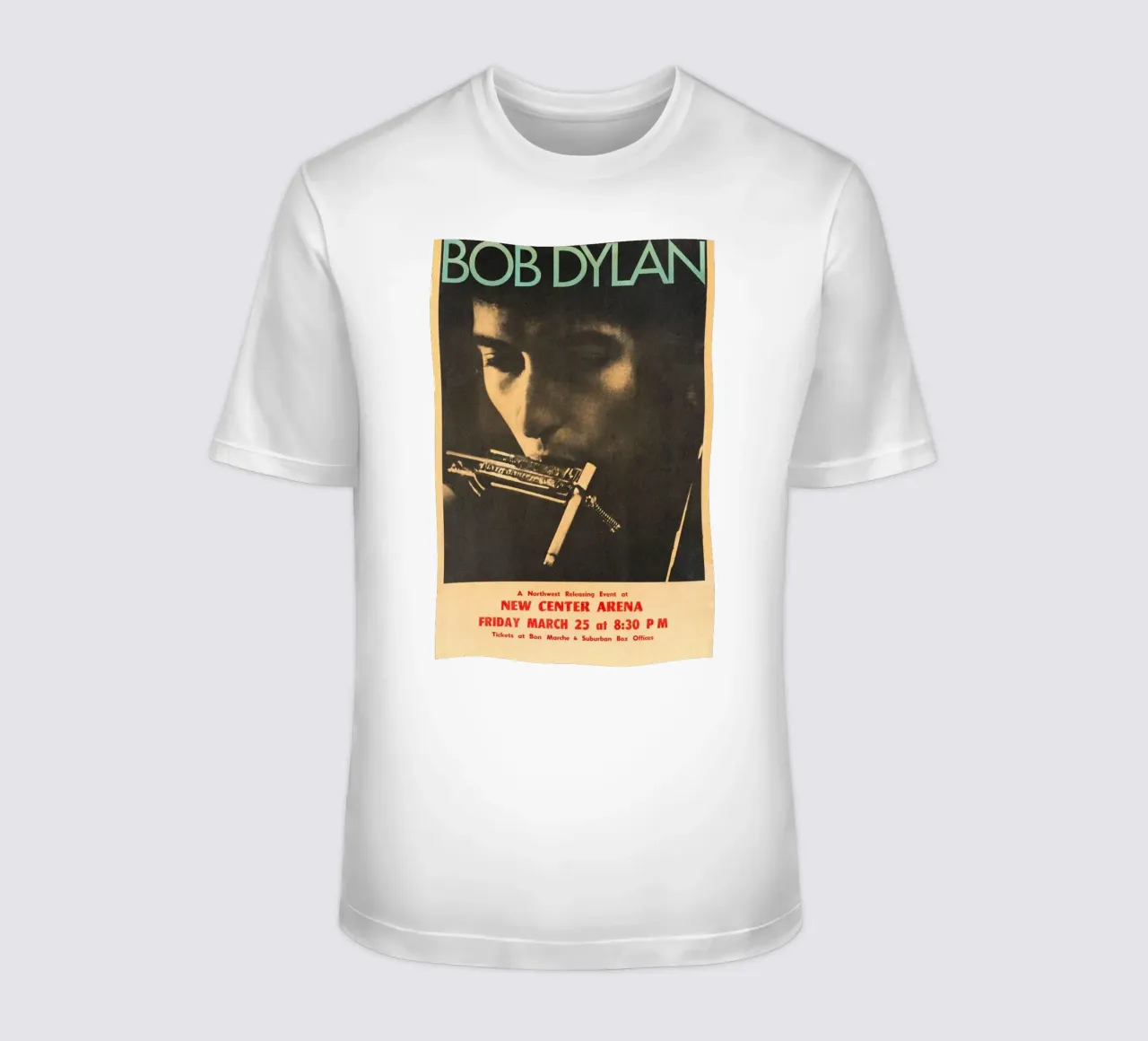 Le sessioni di Bob Dylan t-shirt da xerico