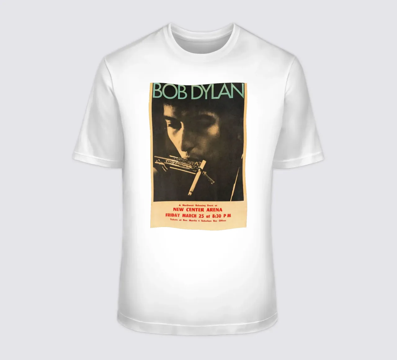 Le sessioni di Bob Dylan t-shirt da xerico