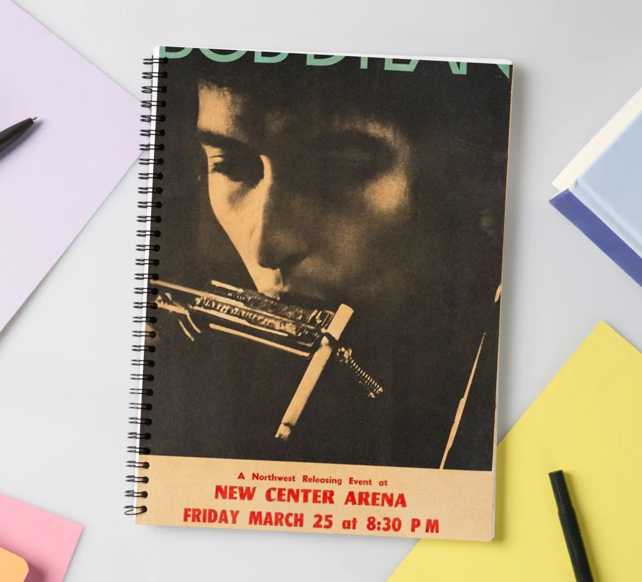 The Bob Dylan Sessions spiral notebook by xerico