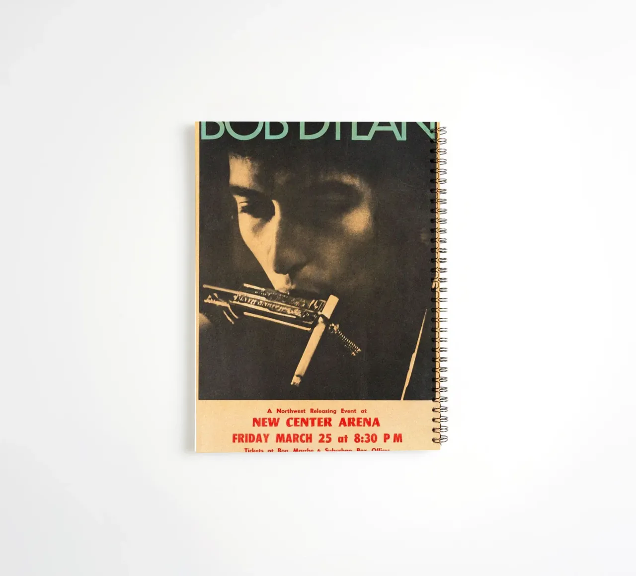 The Bob Dylan Sessions spiral notebook by xerico