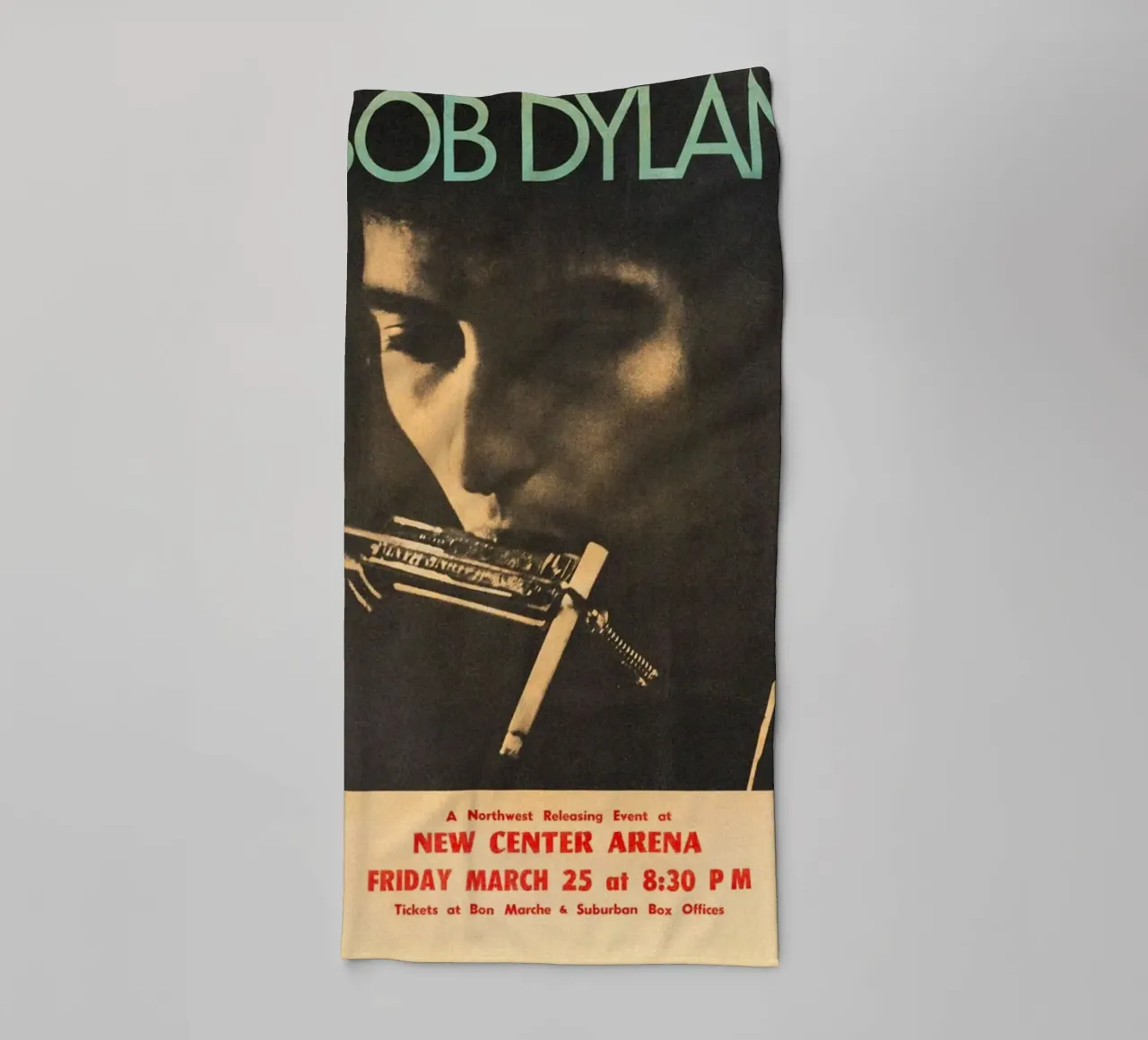 Le sessioni di Bob Dylan asciugamano da bagno da xerico