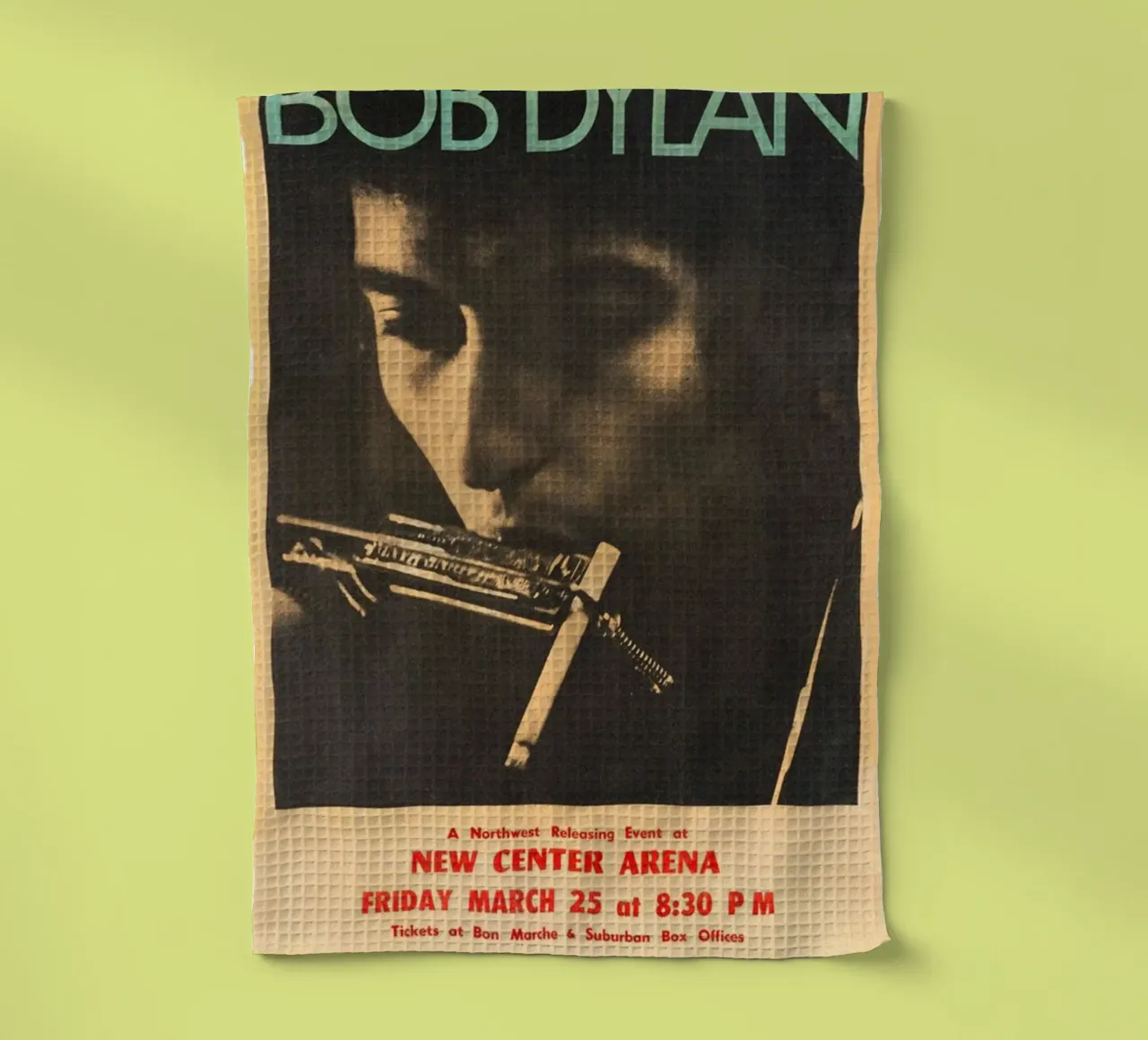 Le sessioni di Bob Dylan canovaccio da cucina da xerico