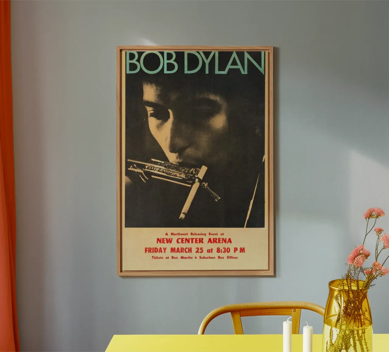 Le sessioni di Bob Dylan alluminio dibond da xerico