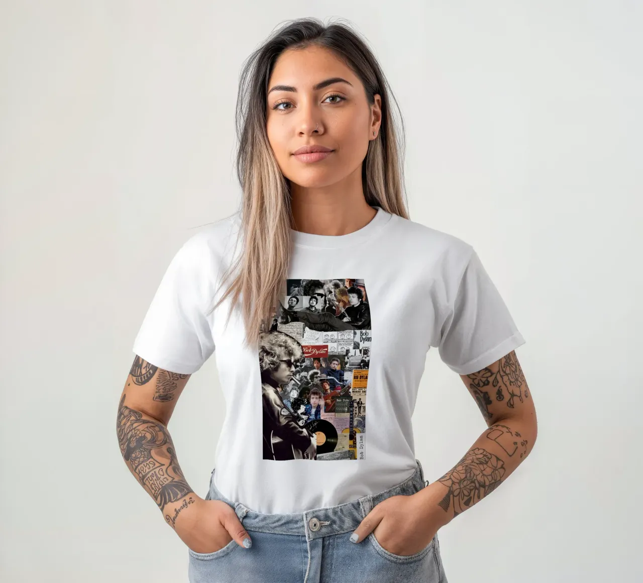 Bob Dylan sul palco t-shirt da xerico