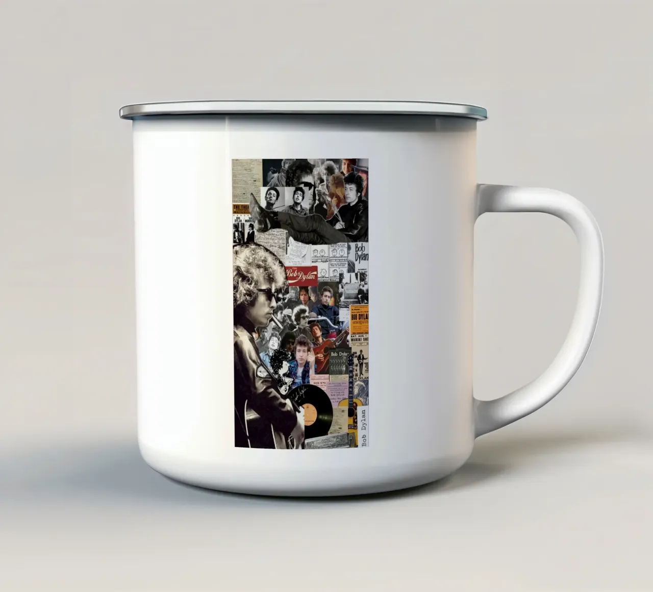 Bob Dylan sul palco tazza in smalto da xerico