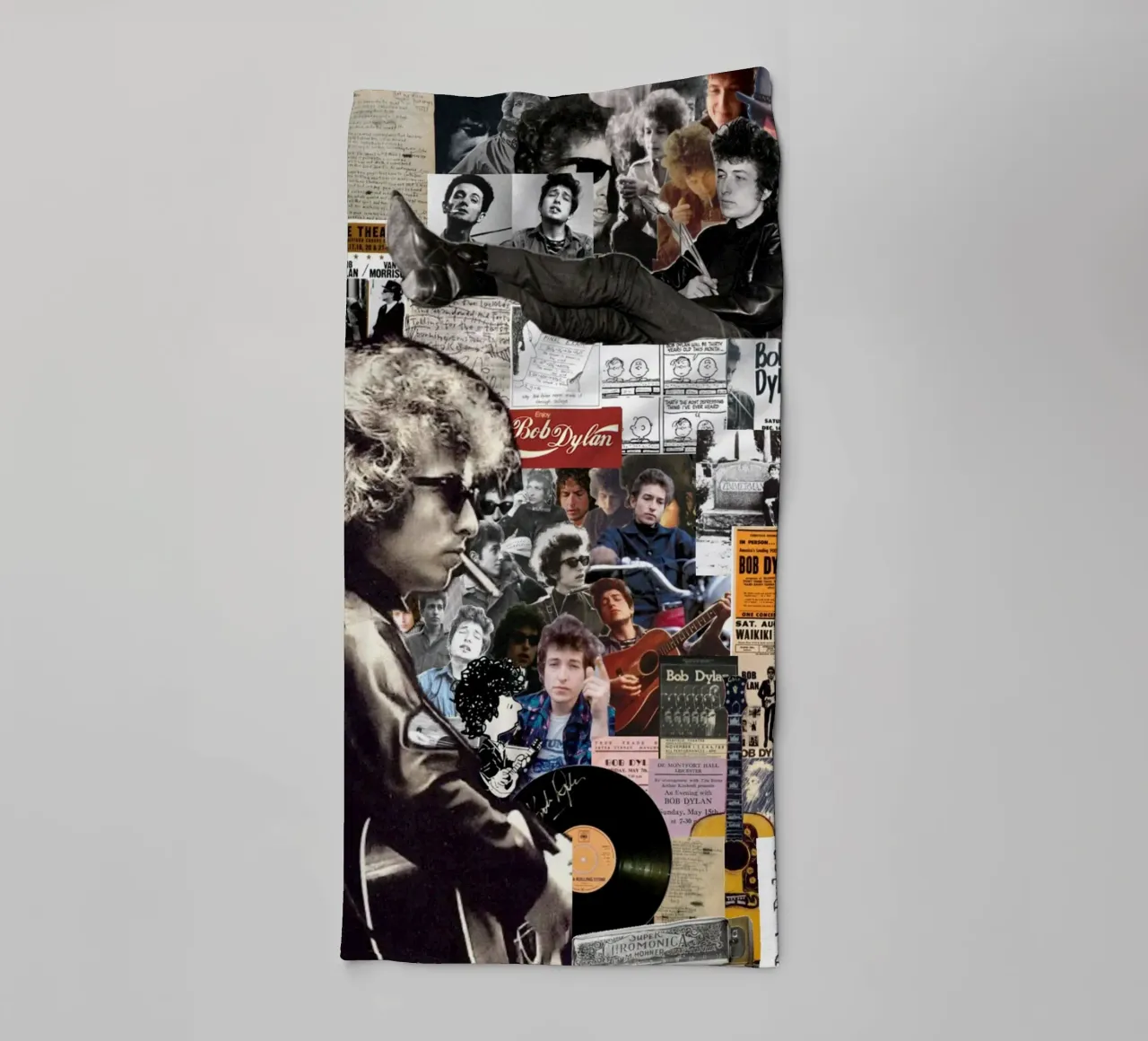 Bob Dylan sul palco asciugamano da bagno da xerico
