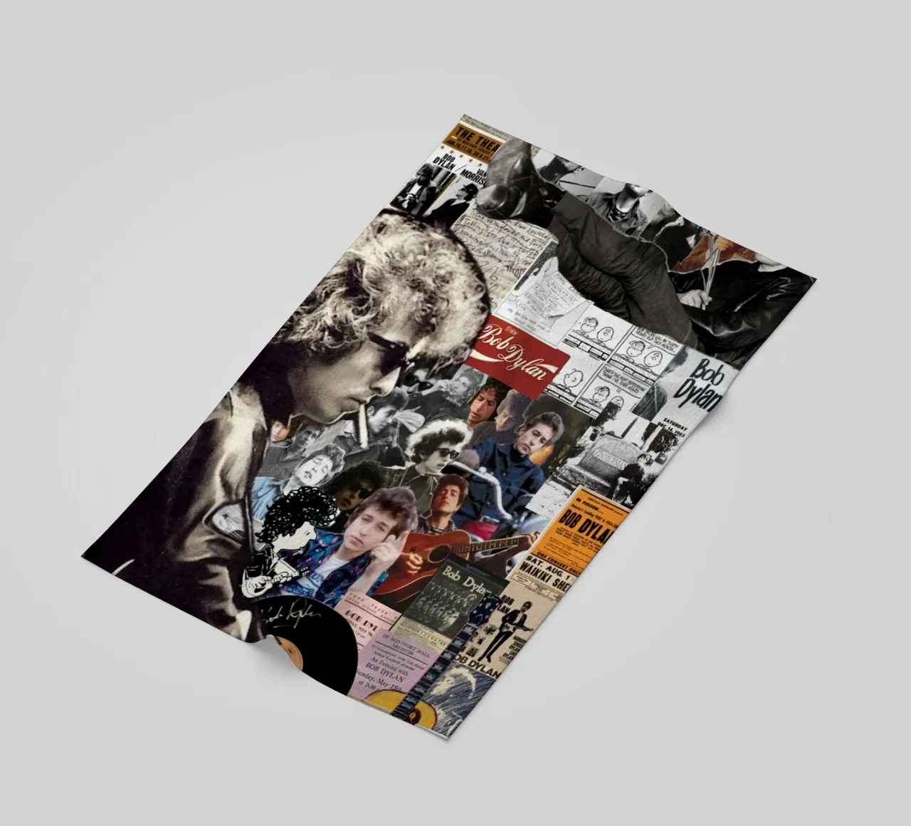 Bob Dylan sul palco telo mare da xerico