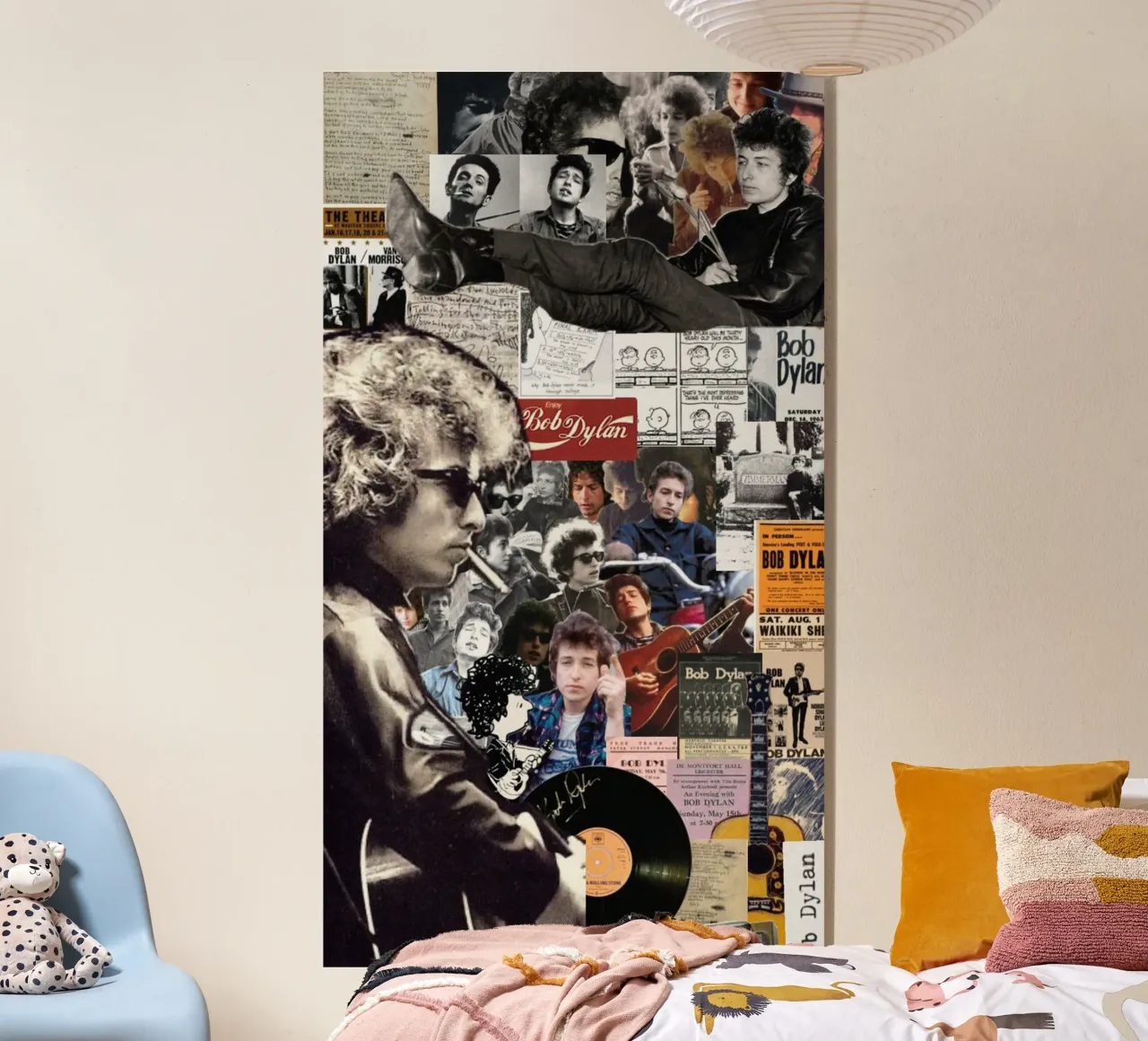 Bob Dylan sul palco plexiglass da xerico