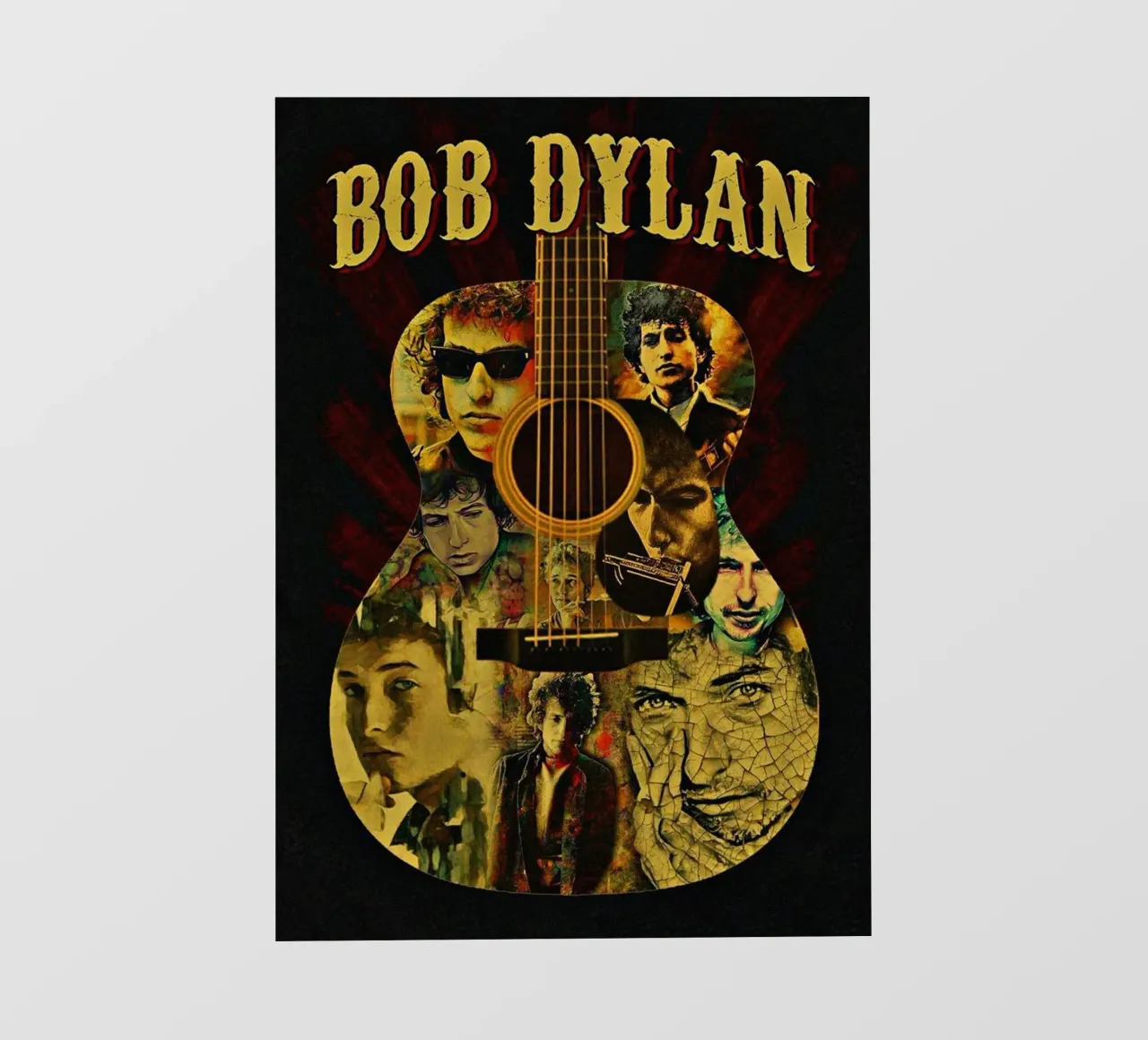 Cronache dal vivo di Bob Dylan pellicola backlit da xerico