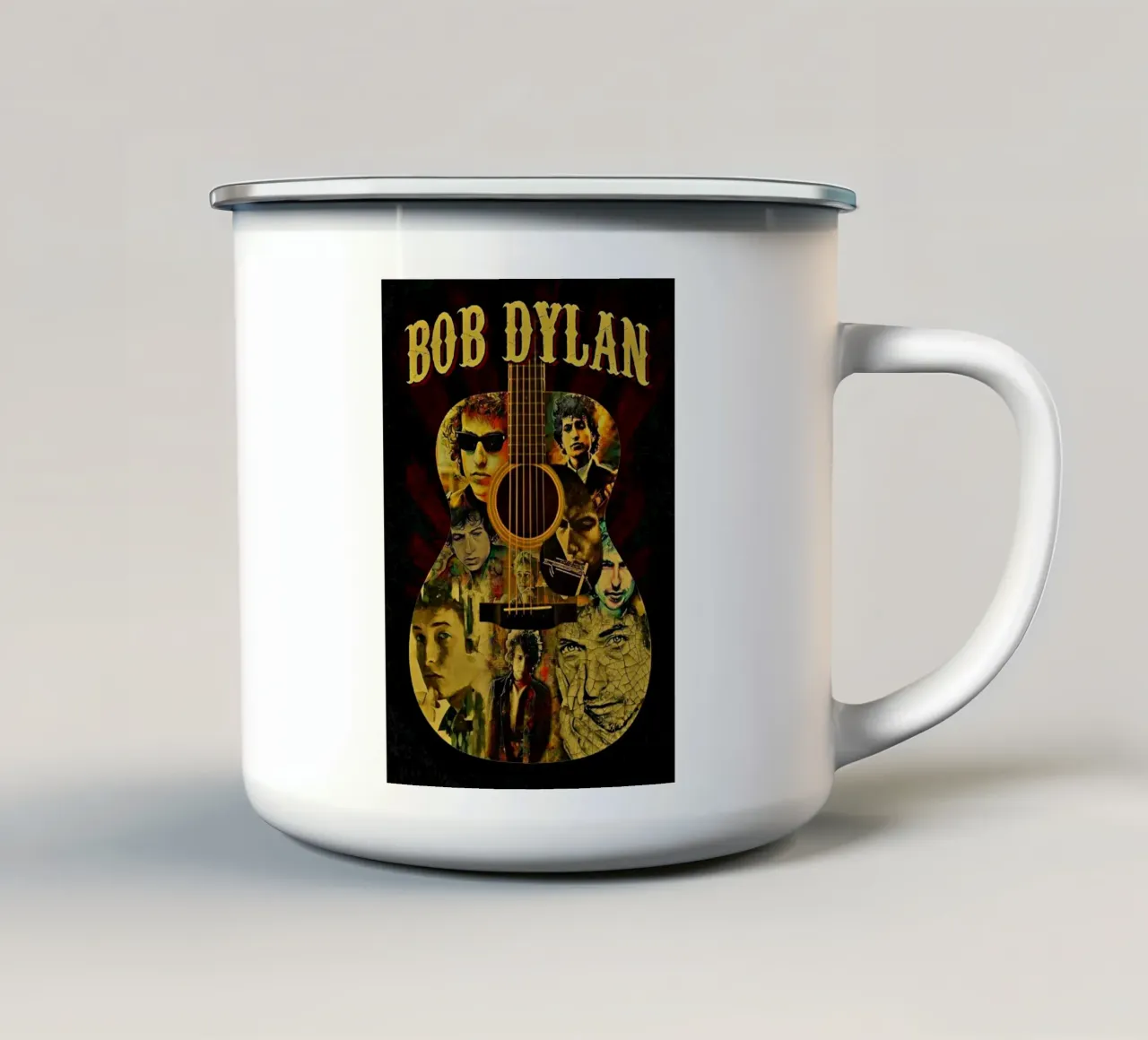 Cronache dal vivo di Bob Dylan tazza in smalto da xerico