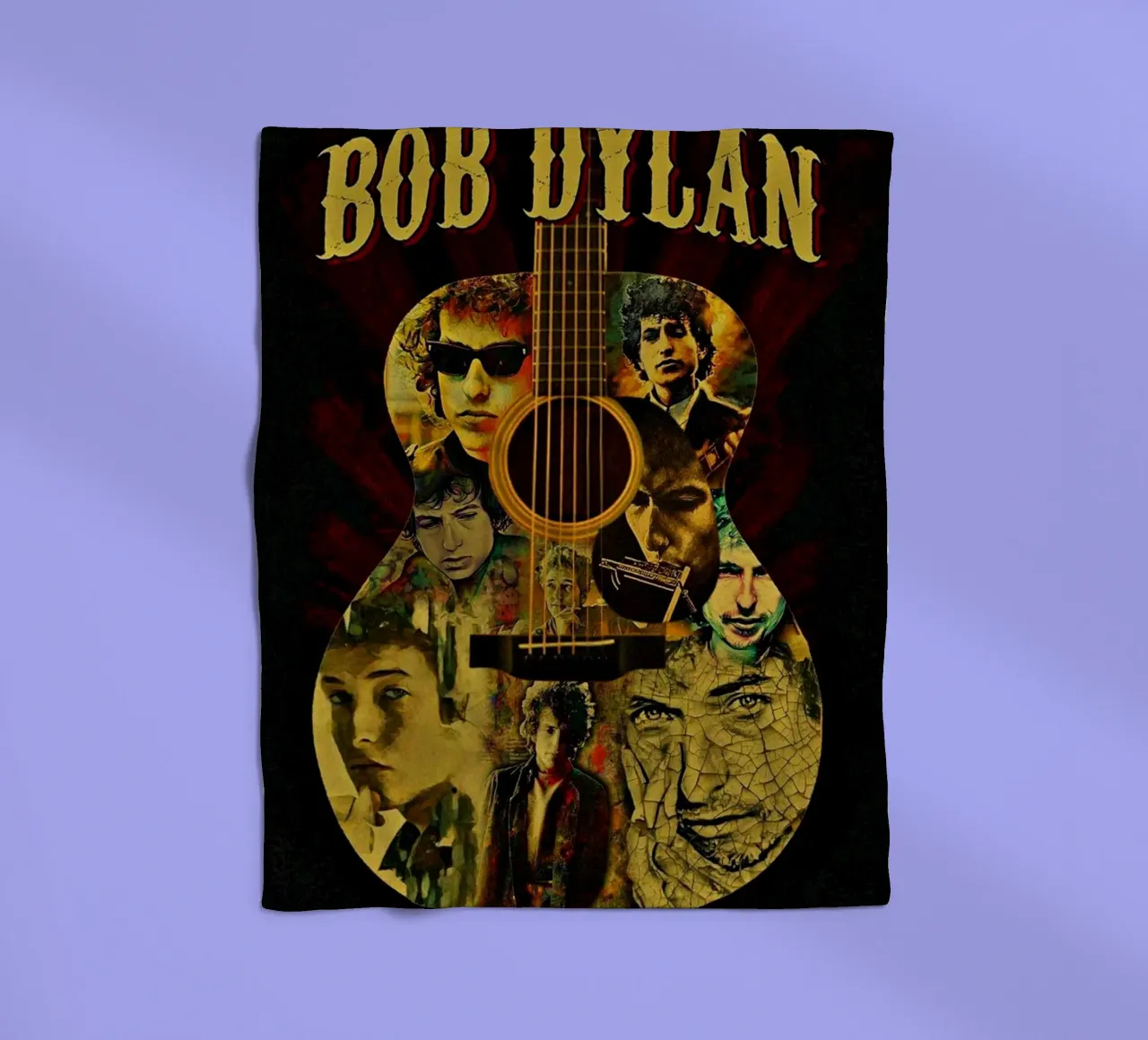 Cronache dal vivo di Bob Dylan coperta in pile da xerico