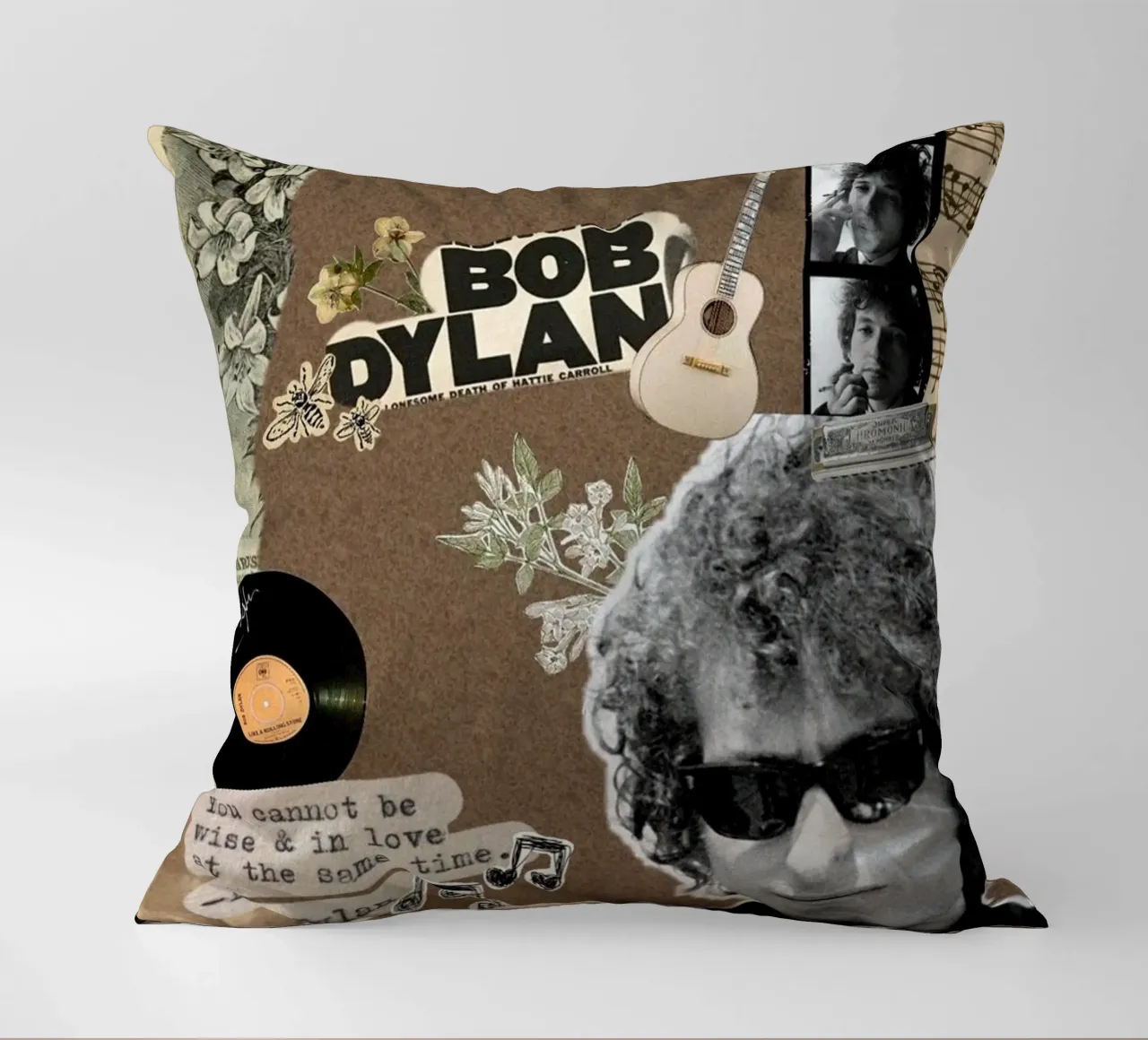 Una notte intima con Bob Dylan cuscino da xerico