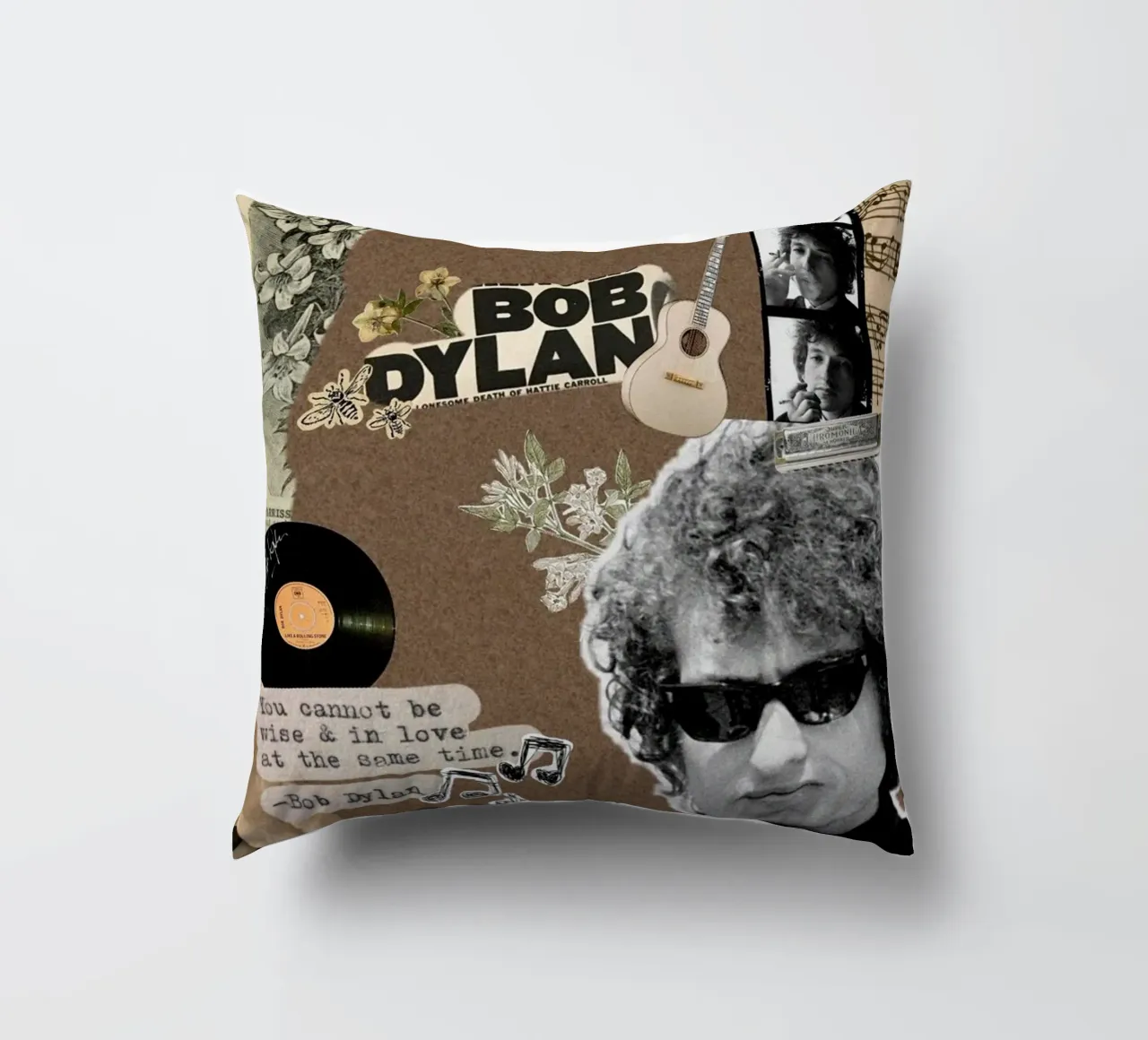 Una notte intima con Bob Dylan cuscino da xerico