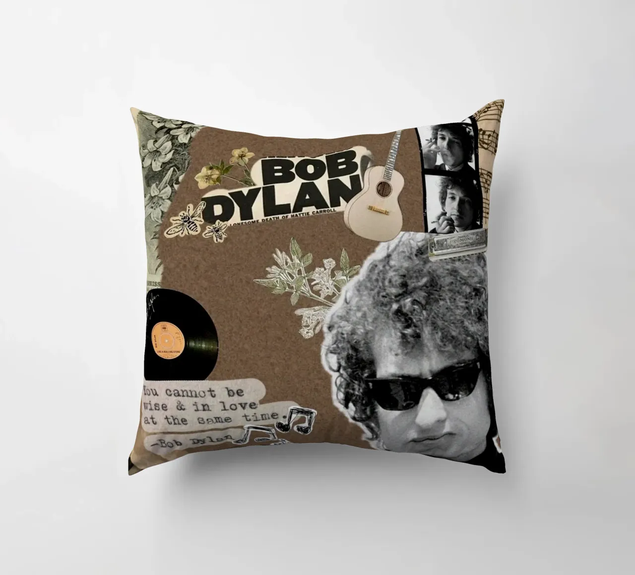 Una notte intima con Bob Dylan cuscino da xerico