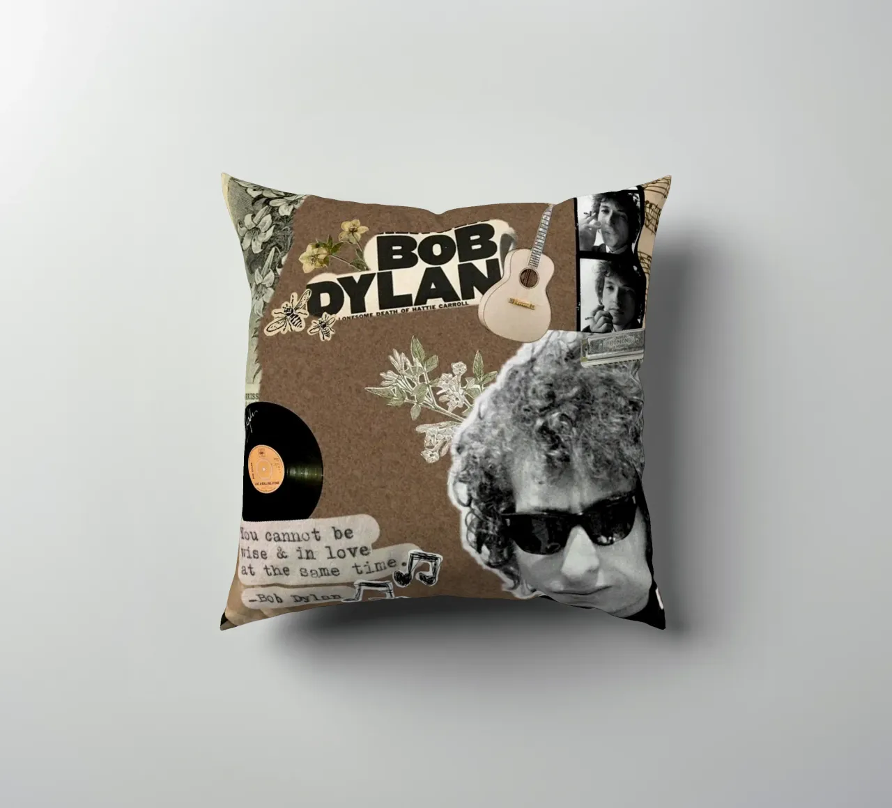 Una notte intima con Bob Dylan cuscino da xerico