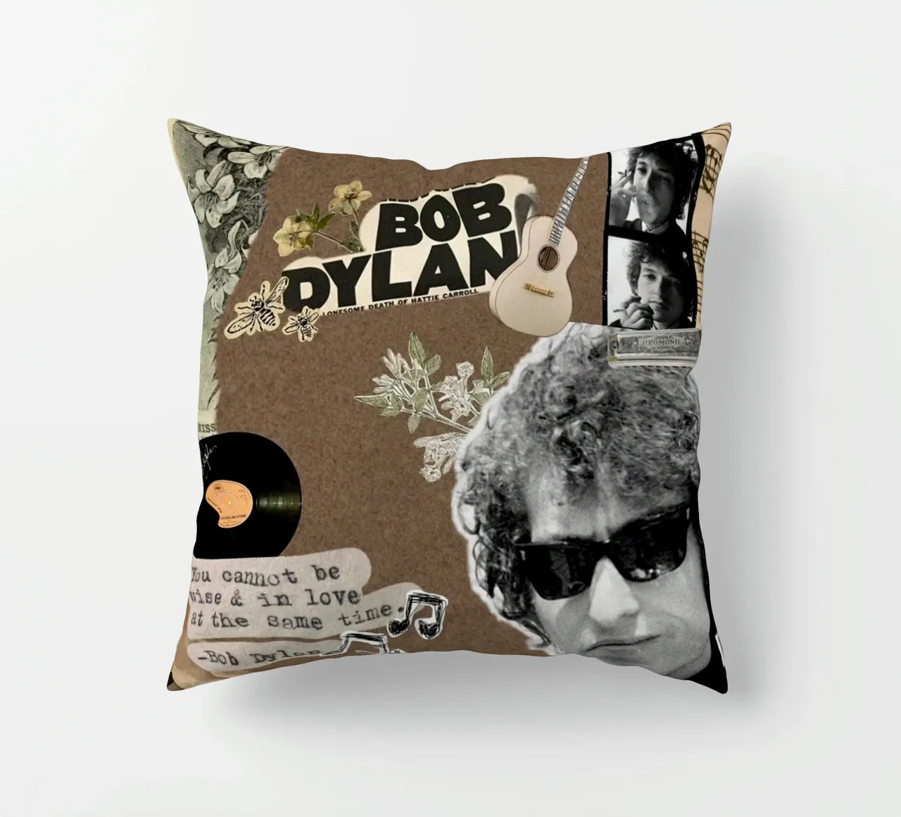 Una notte intima con Bob Dylan cuscino da xerico