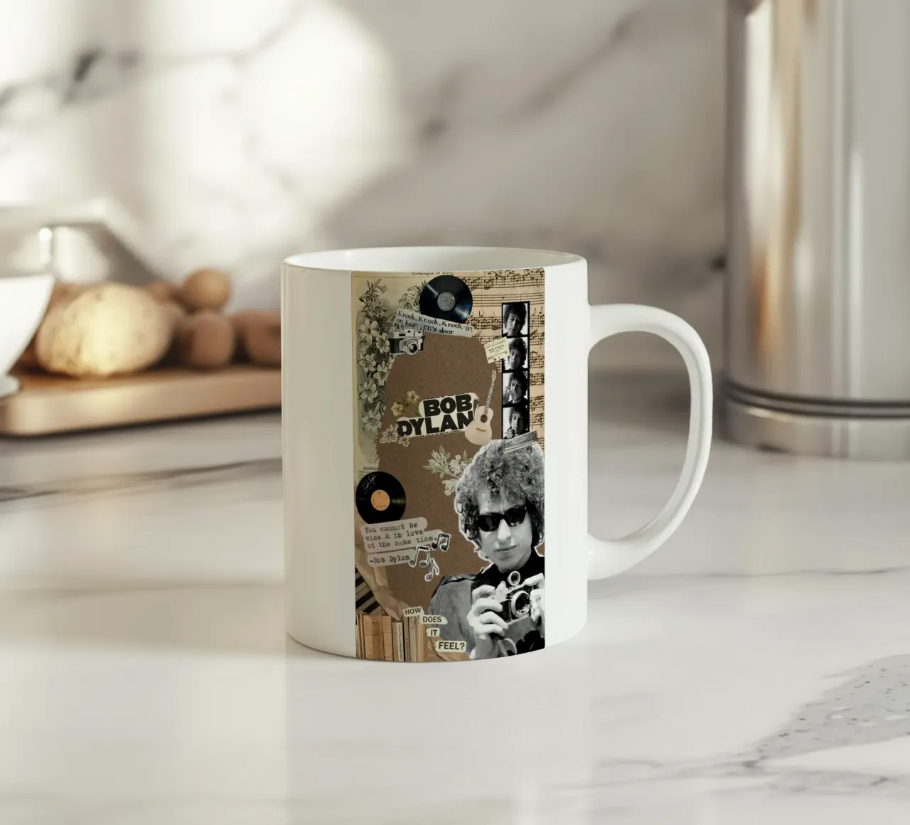 Una notte intima con Bob Dylan tazza in ceramica da xerico