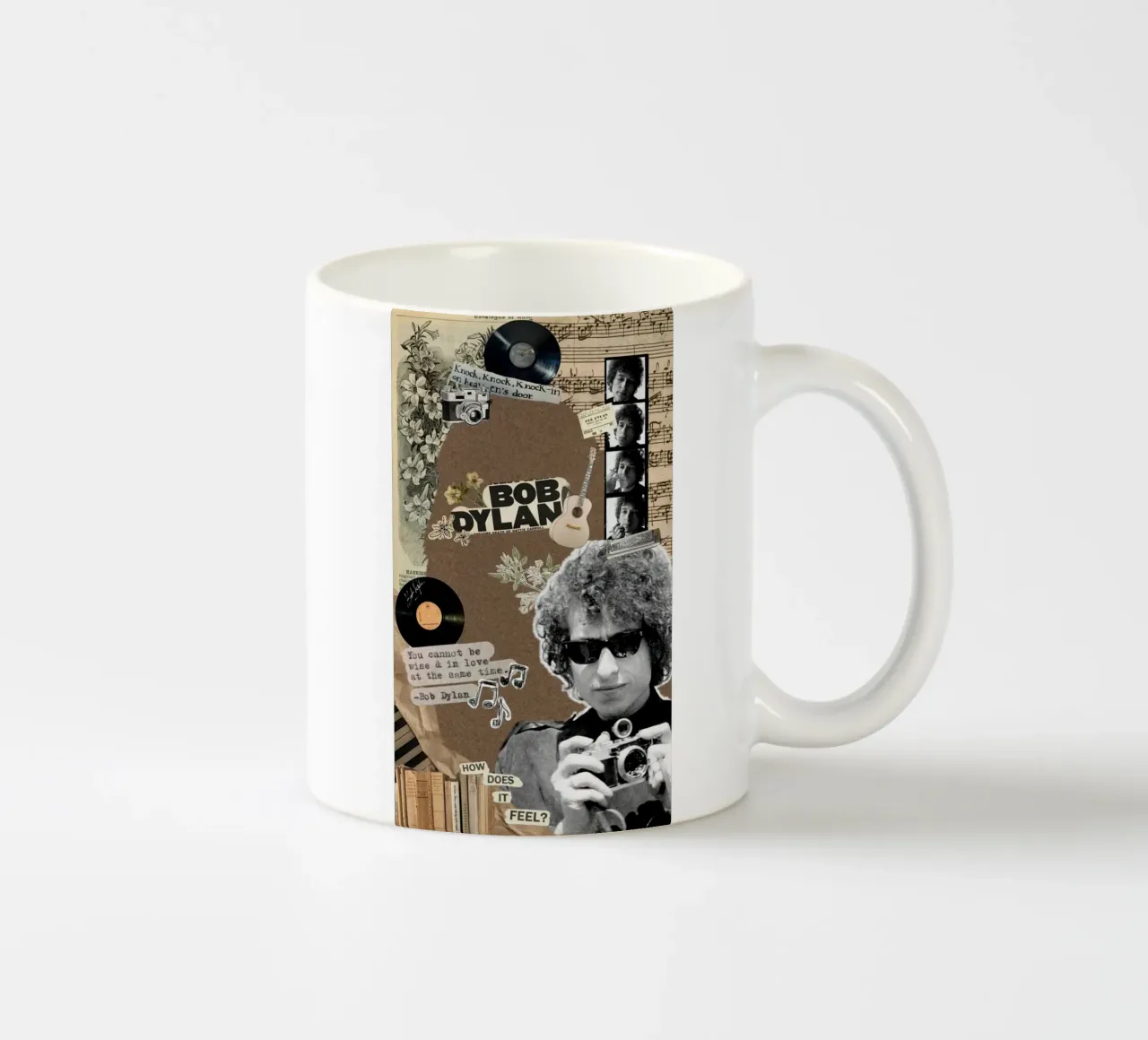 Una notte intima con Bob Dylan tazza in ceramica da xerico