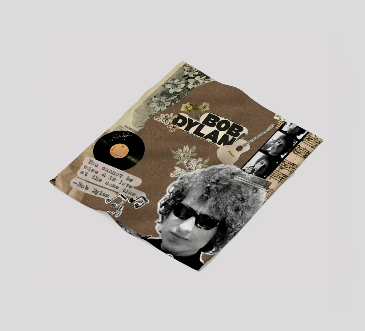 Una notte intima con Bob Dylan coperta in pile da xerico