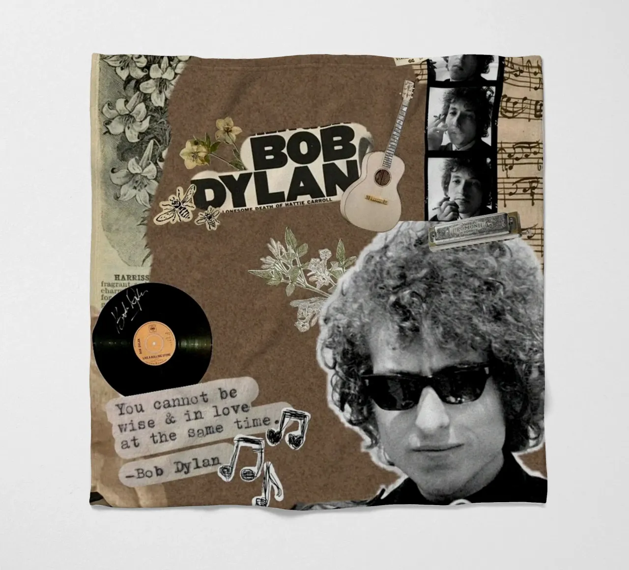 Una notte intima con Bob Dylan coperta in pile da xerico