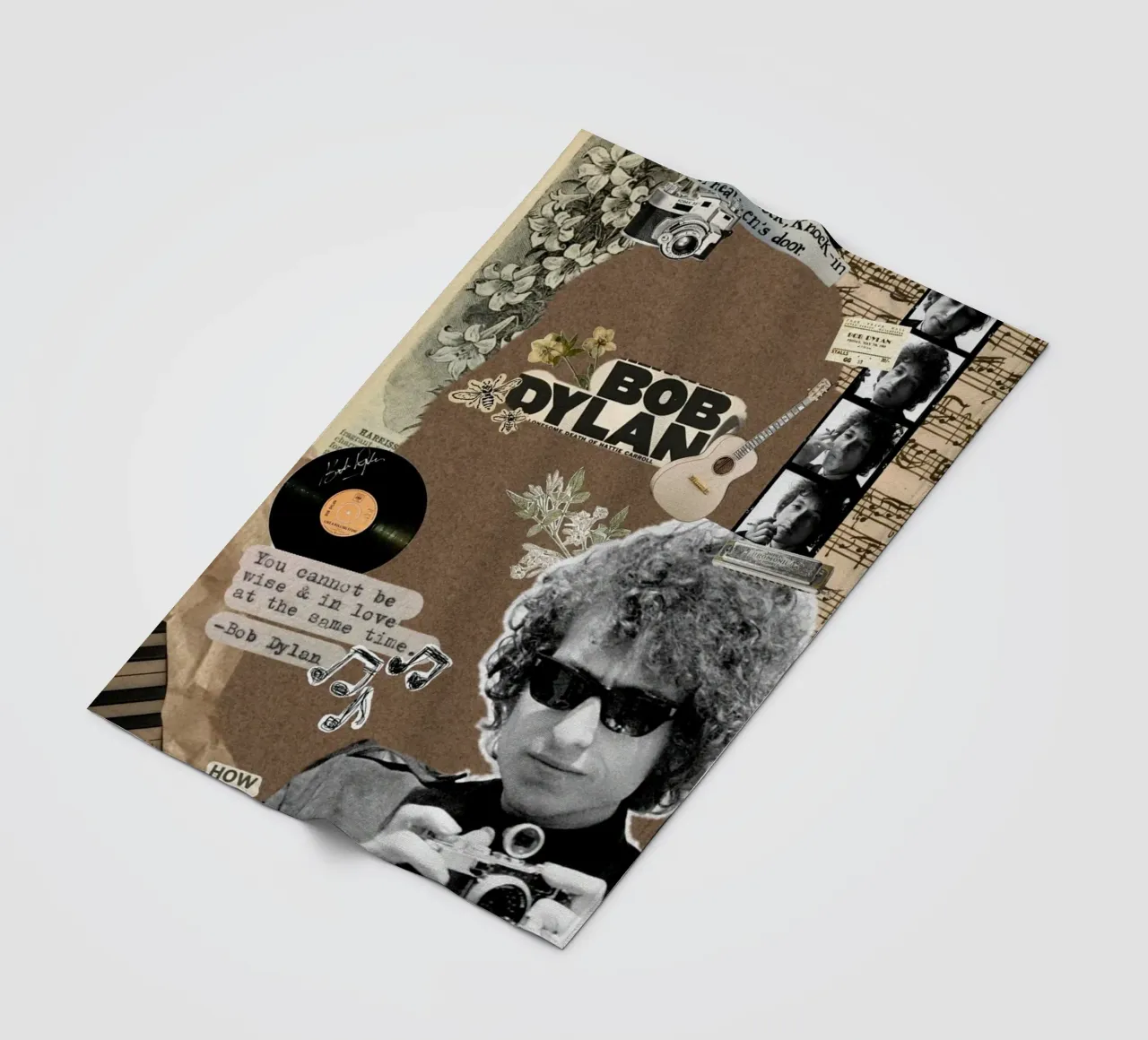 Una notte intima con Bob Dylan coperta in pile da xerico
