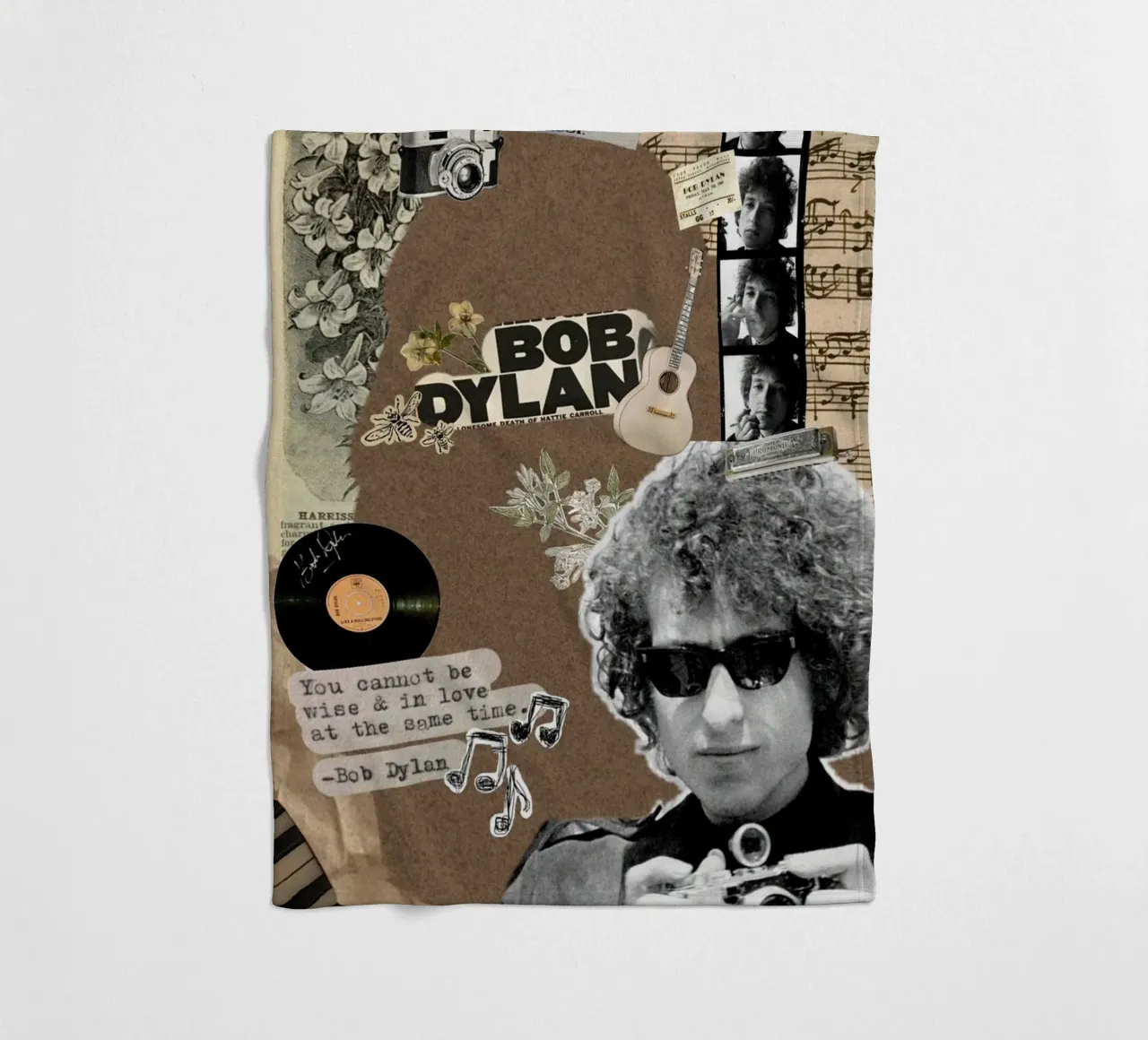 Una notte intima con Bob Dylan coperta in pile da xerico